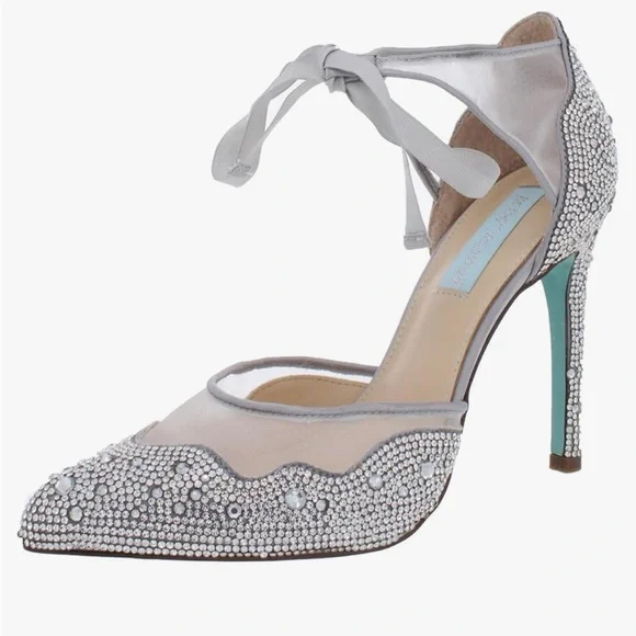 W7.5 Betsey Johnson Rhinestone Stilettos - Picture 11 of 14